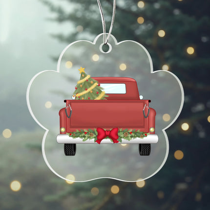 Acrylic Paw Ornament