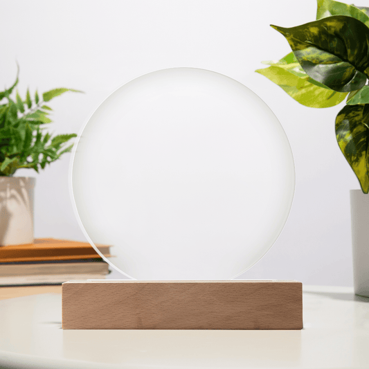 Circle Acrylic Plaque