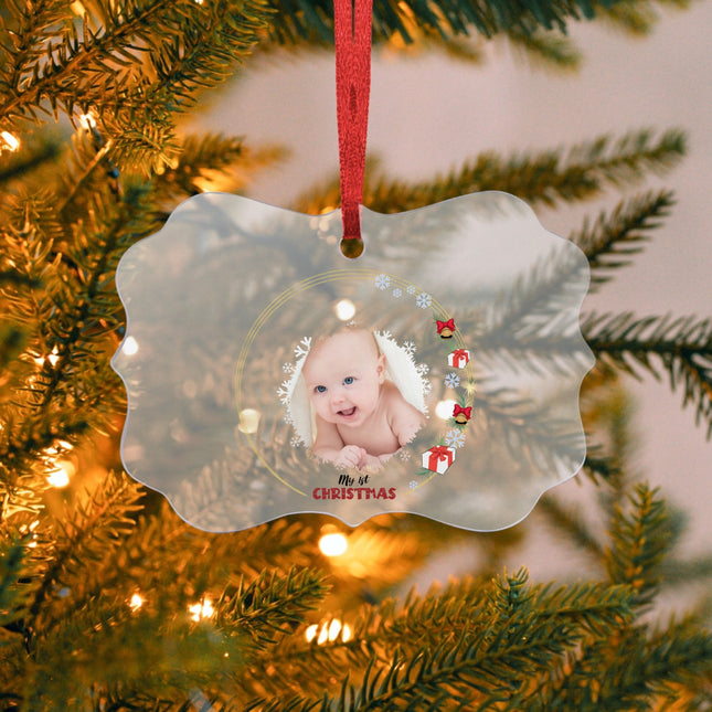 My 1st Christmas Acrylic Benelux Hanging Ornament