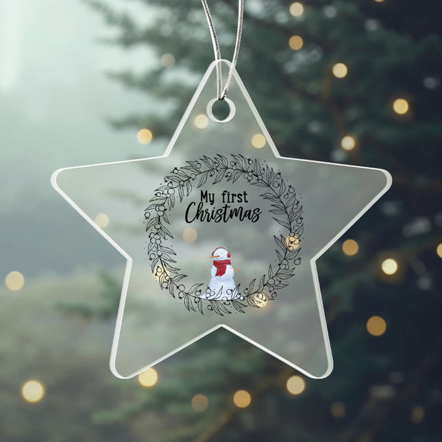 Acrylic Star Ornament