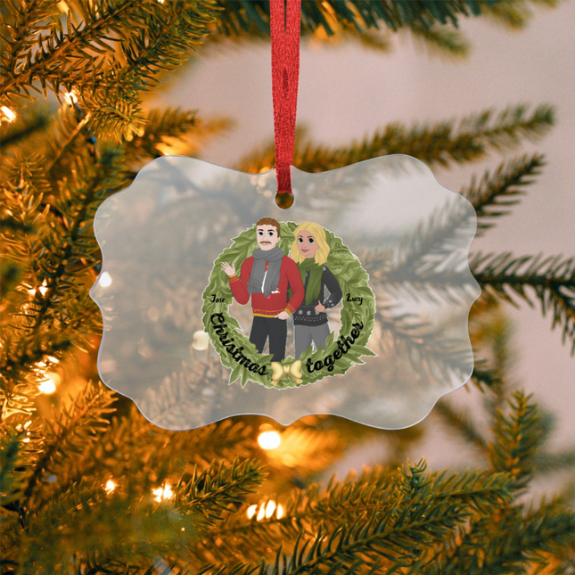 Christmas Together Acrylic Benelux Hanging Ornament