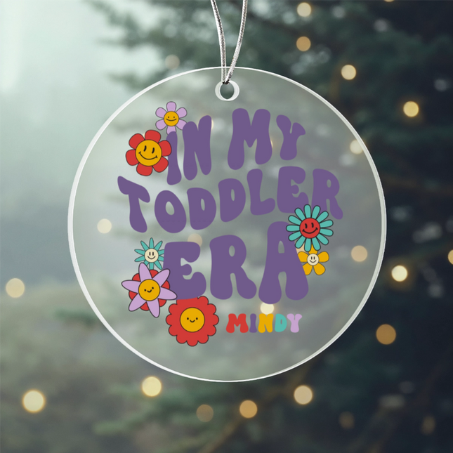 In my ERA Acrylic Circle Ornament