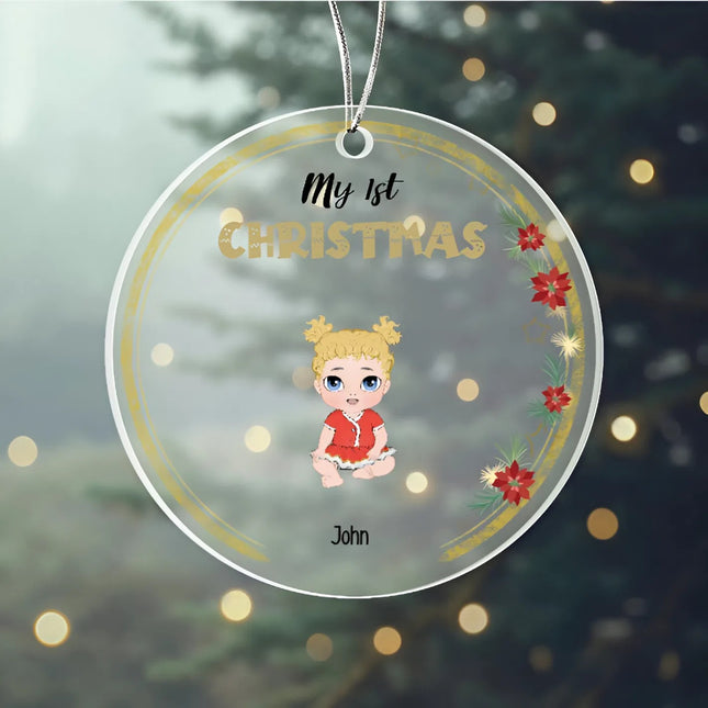 Acrylic Circle Ornament