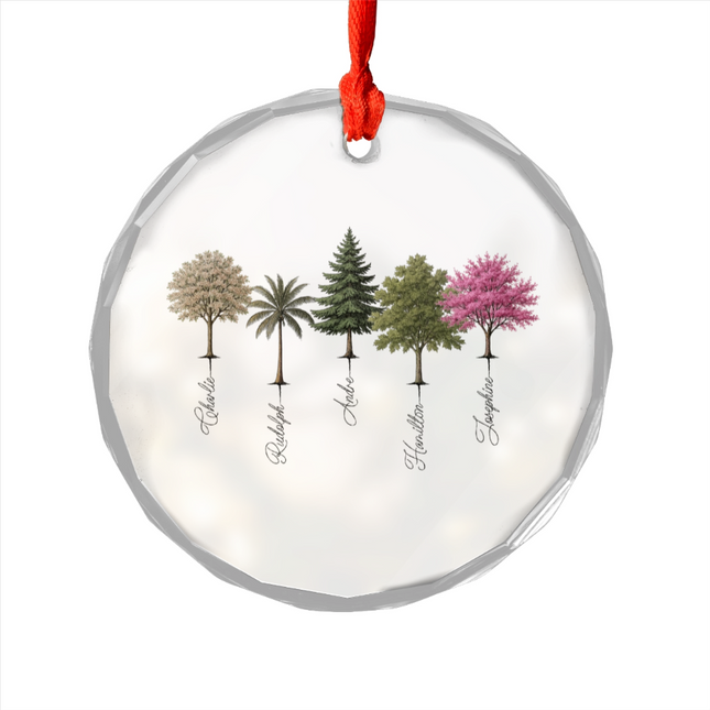My Forest Glass Ornament