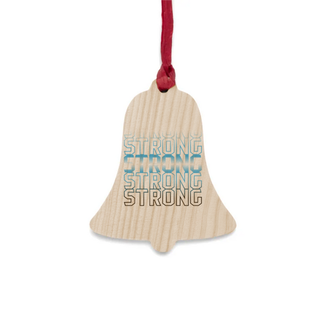 Fading Word Wooden Ornaments