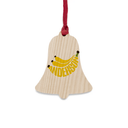 Fruit Name Wooden Ornaments