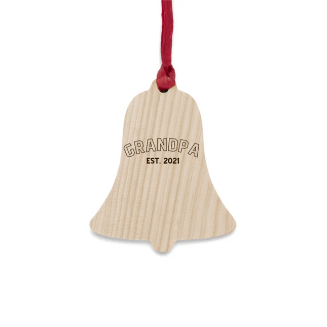 GRANDPA Wooden Ornaments