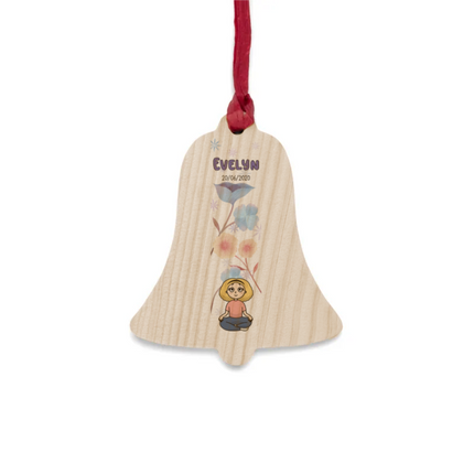 Kids Measuring Bar Wooden Ornaments