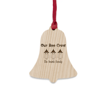 Our Boo Crew Wooden Ornaments
