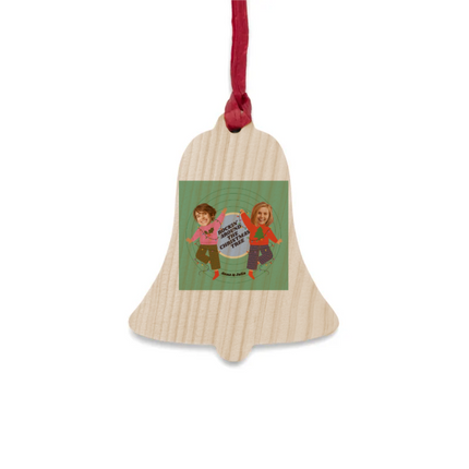 Rocking Christmas Wooden Ornaments