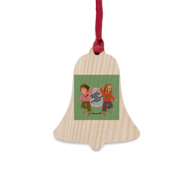 Rocking Christmas Wooden Ornaments