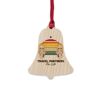 Travel Partners Wooden Ornaments