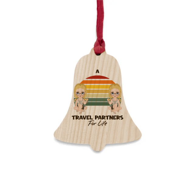 Travel Partners Wooden Ornaments