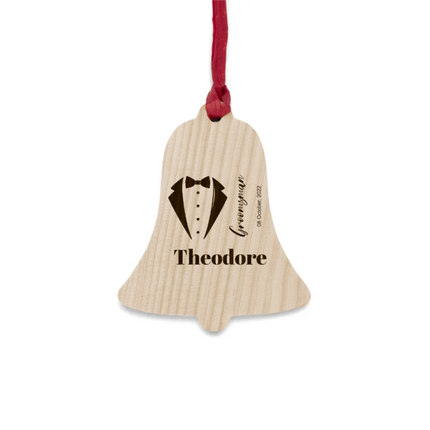 Wedding Day - Bridesmaid Or Groomsman Wooden Ornaments