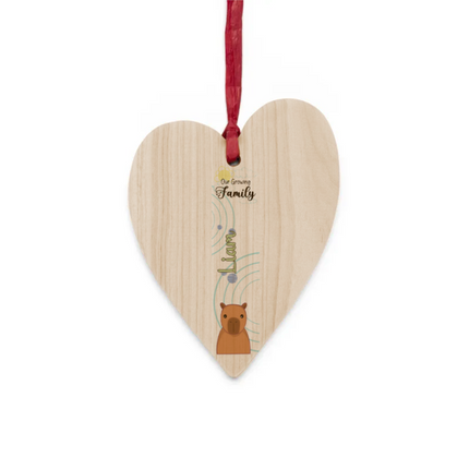 Our Growing Family Wooden Ornaments