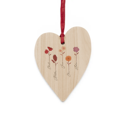 Our Garden Wooden Ornaments