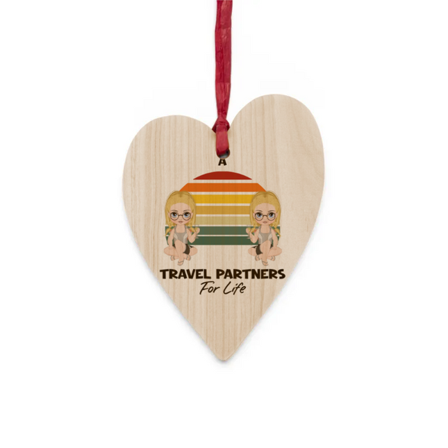 Travel Partners Wooden Ornaments