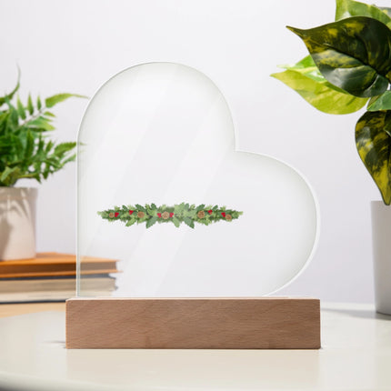 Acrylic Heart Plaque