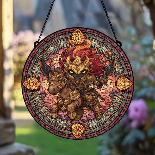 Elden Ring Radahn Chibi Suncatcher: Soulsborne Gaming Decor