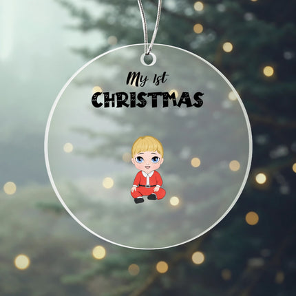 Acrylic Circle Ornament