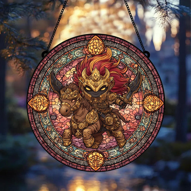 Elden Ring Radahn Chibi Suncatcher: Soulsborne Gaming Decor