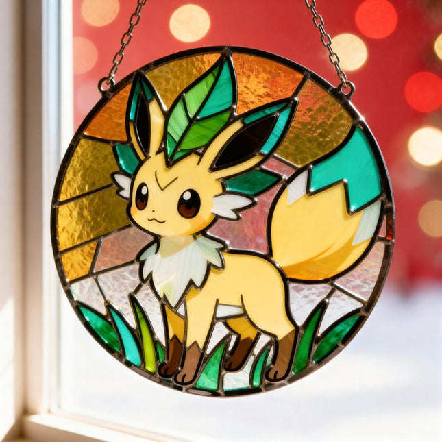 Medieval Knight Suncatcher: Faux Stained Glass Window Hanging