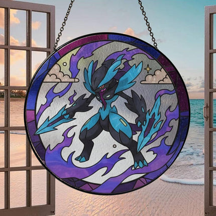 Ceruledge Acrylic Suncatcher– Legendary Pokemon Window Hanging Decor, Ceruledge Gift, Pokemon Suncatcher, Anime Fan Gift, Glass Suncatcher