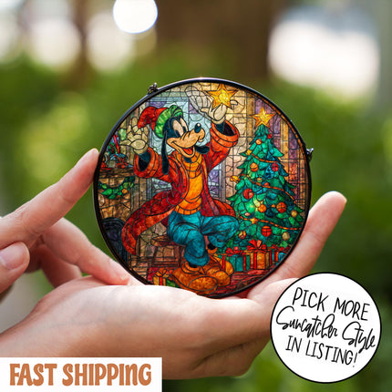 Goofy Stained Glass Suncatcher, A Goofy Movie Suncatcher, Gift for Kids