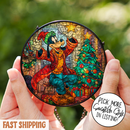Goofy Stained Glass Suncatcher, A Goofy Movie Suncatcher, Gift for Kids