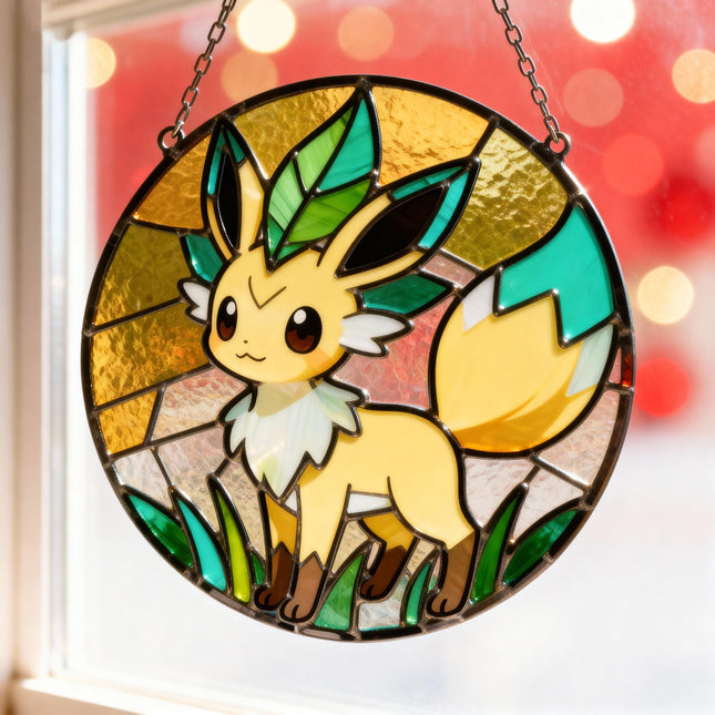 Medieval Knight Suncatcher: Faux Stained Glass Window Hanging