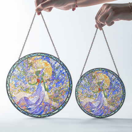 Gardevoir Handcrafted Pokemon Stained Glass Suncatcher, Pokemon Window Art Hanging Decor, Pokemon Gift For Fans Collections, Pokemon Gift Idea